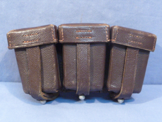 Original WWII German Pre/Early War 98k Ammunition Pouch, Luftwaffe Marked