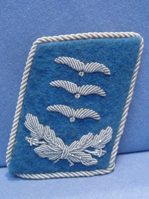 Original WWII German Luftwaffe Reserve/Administrative Hauptmann's Collar Tab