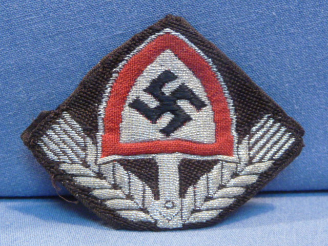 Original Nazi Era German RAD Officer's Cap Badge