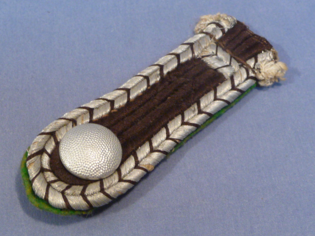 Original Nazi Era German Schutzpolizei Shoulder Board with Button