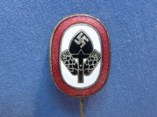 Original Nazi Era German RAD Member's Commemorative Lapel Pin