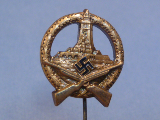 Original Nazi Era German DRKB Member's Shooting Award Stick Pin, Bronze
