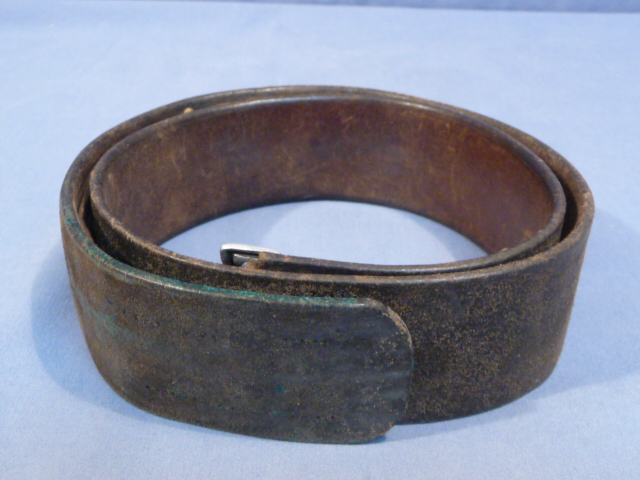Original Pre-WWII German EM/NCO Leather Combat Belt