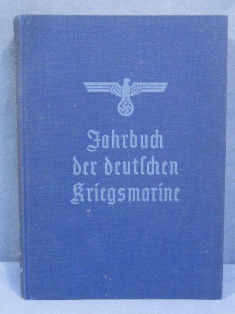 Original Pre-WWII German Kriegsmarine (Navy) Year Book for 1937