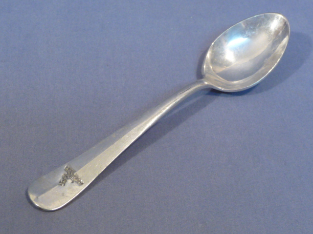 Original WWII German Aluminum LUFTWAFFE (Air Force) SMALL Spoon