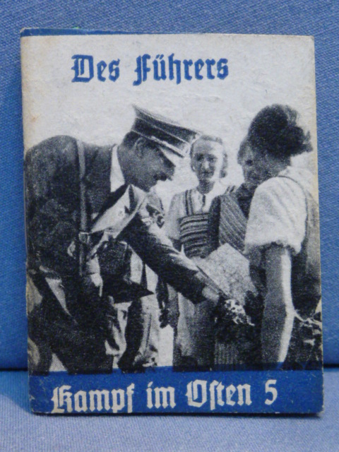 Original Nazi Era German WHW Donation Booklet, DES FHRERS