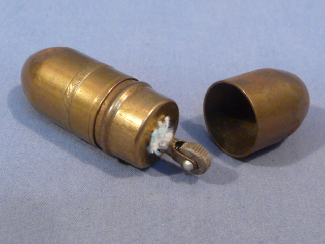 Original WWII German Soldier's Brass Cigarette Lighter