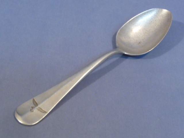 Original WWII German Luftwaffe (Air Force) Aluminum Mess Hall Spoon