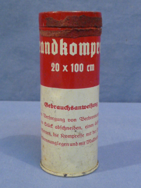 Original WWII German Medical Burn Bandage, Brandkompresse