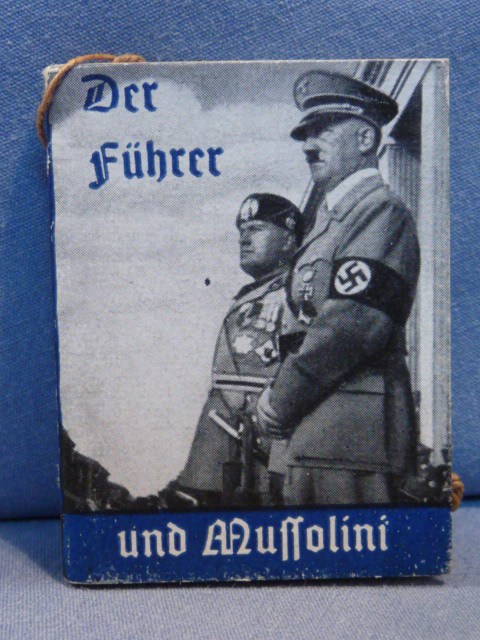 Original Nazi Era German WHW Donation Booklet, HITLER!