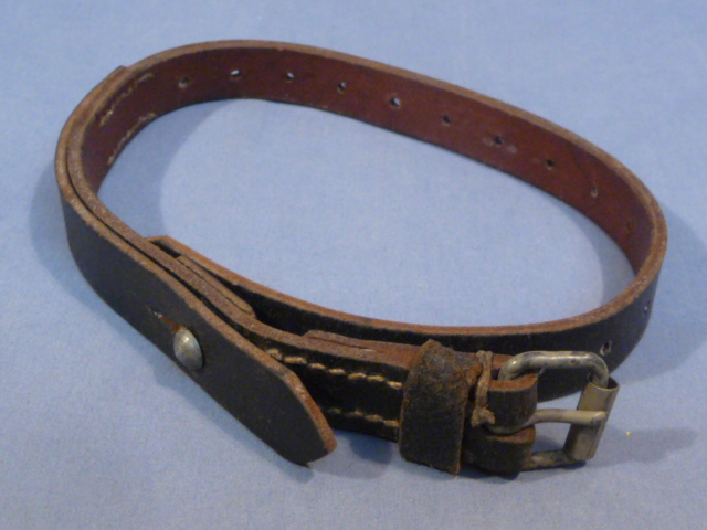 Original WWII German Greatcoat (Tornister) Strap, Maker Marked & Dated