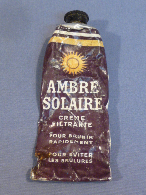 Original WWII Era French Medical Item, Burn Cream