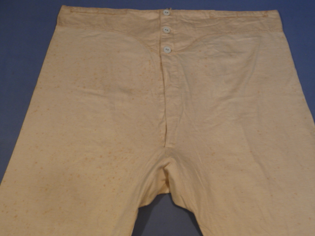 Original WWII Era German Soldier's Long Underpants