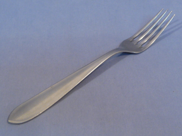 Original WWII German HEER (Army) Stainless Steel Mess Hall Fork
