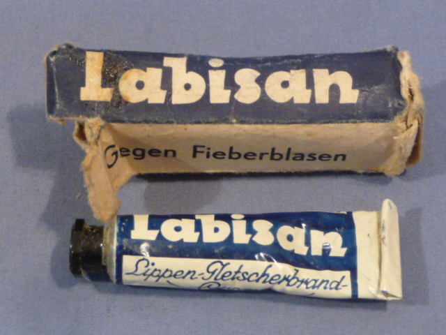Original WWII German Medical Item, Labisan Fights Cold Sores (Gegen Fieberblasen)