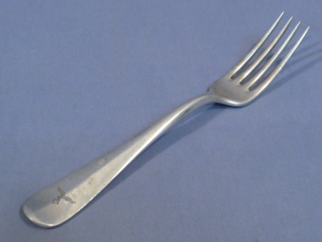 Original WWII German Luftwaffe Aluminum Mess Hall Fork