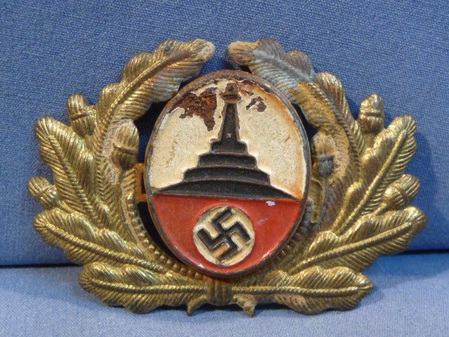 Original Nazi Era German DRKB/NS-RKB Veteran�s Association Visor Cap Insignia