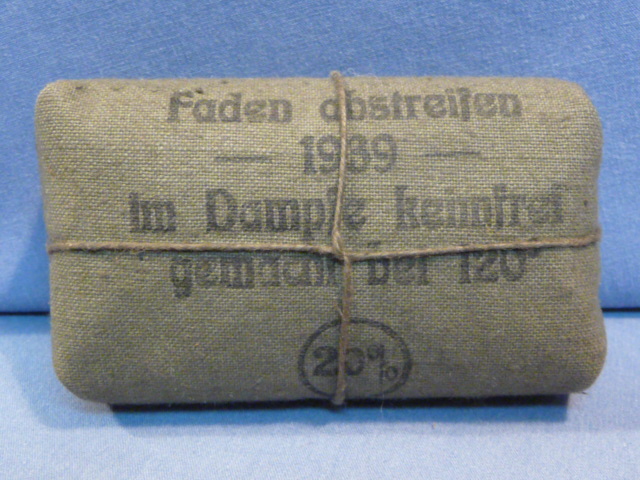 Original WWII German Soldiers 1st Aid Bandage, Small 1939