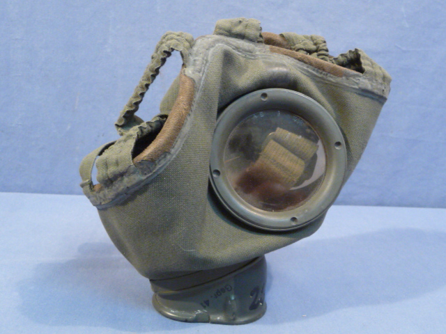 Original Pre-WWII German Soldiers M30 Gas Mask, VERY NICE Size 2