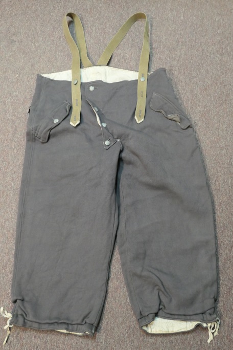 Original WWII German Luftwaffe Reversible Padded Winter Pants