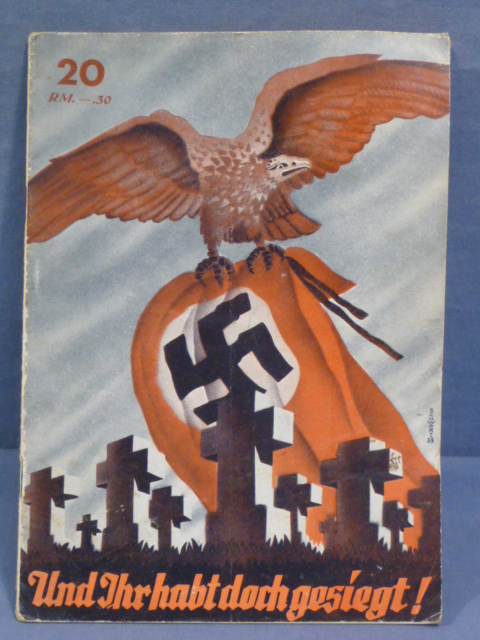 Original Nazi Era German "However, You Have Won!" Book, Und Ihr habt doch gesiegt!