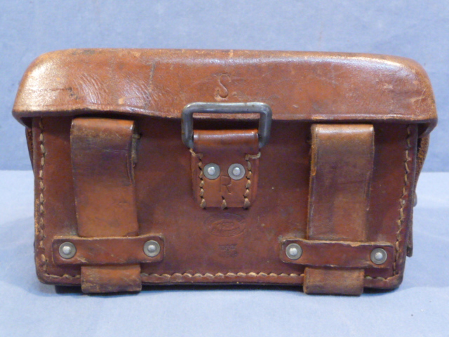 Original WWII German Medic’s Front Pouch, Right Side