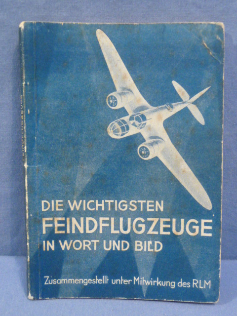 Original WWII German Enemy Aircraft Book, Feindflugzeuge