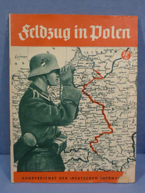 Original WWII German Magazine Deutsche Infanterie Feldzug in Polen