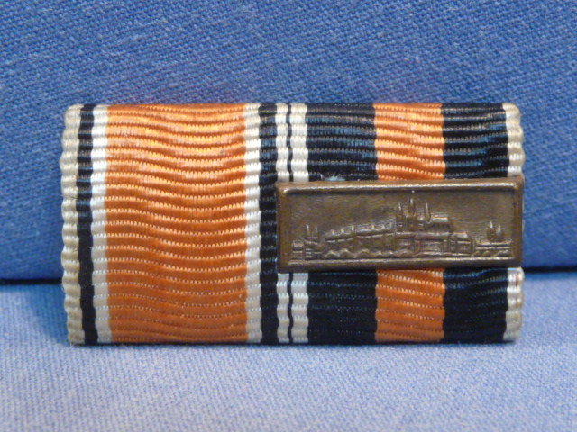 Original WWII German Two-Position Ribbon Bar, Entry into Austria Medal
