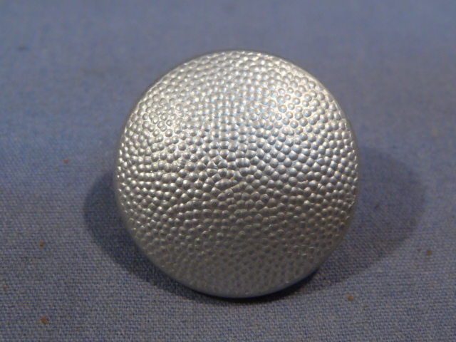 Original Nazi Era German SILVER Pebbled Tunic Button, 21mm