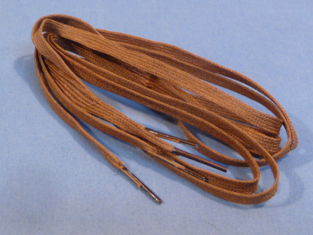 Original WWII German BROWN 80cm Shoe Laces, Pair