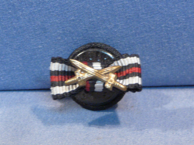 Original Pre-WWII German Lapel Button Hole Ribbon, Hindenburg Cross UNISSUED