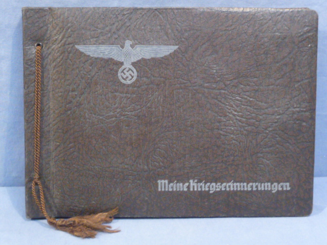 Original WWII German Army War Service Photo Album, MOSTLY UNUSED!
