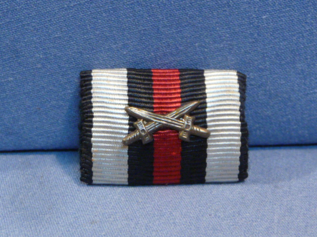 Original Pre-WWII German Combatant's 1914-18 Cross of Honor Ribbon Bar, UNISSUED