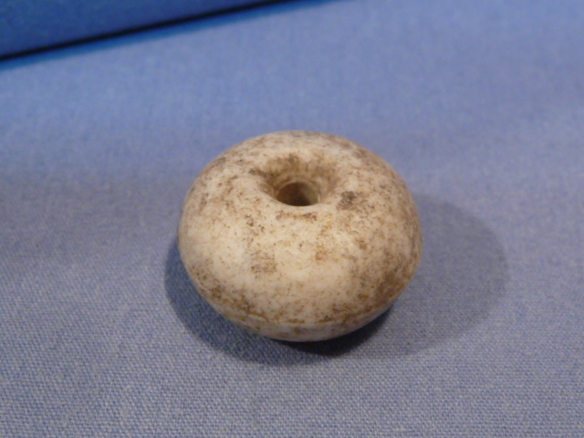 Original WWII German Stick Grenade Porcelain Pull Bead
