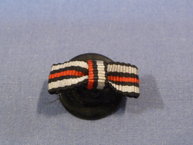 Original Pre-WWII German Button Hole Ribbon, Non-Combatant Hindenburg Cross