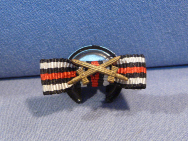 Original Pre-WWII German Lapel Button Hole Ribbon, Hindenburg Cross UNISSUED