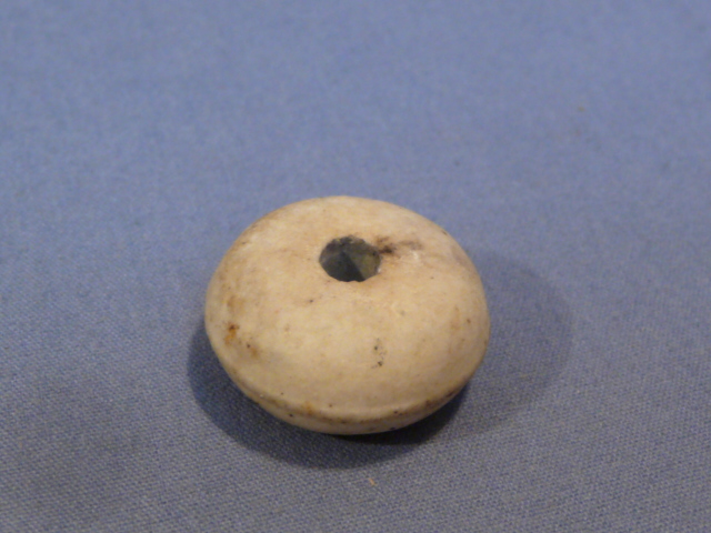 Original WWII German Stick Grenade Porcelain Pull Bead