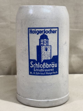 Original WWII or Pre-War German Haigerlocher Schlobru Beer Stein