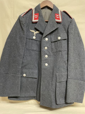 Original 1936 German Luftwaffe (Air Force) NCO's Service Tunic, FLAK Artillery