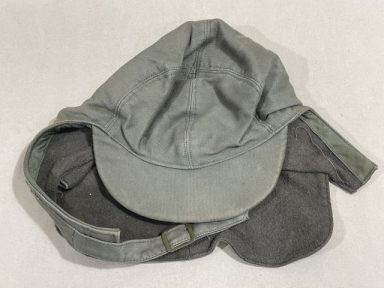 Original WWII US NAVY Winter Hat, Size 7.25
