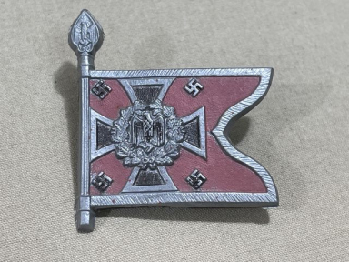 Original WWII German Flag Tinnie, KRAFTFAHRKAMPFTRUPPE