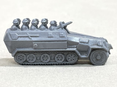 Original WWII German WHW Donation Figure, 251 Halftrack