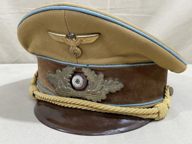 Original Nazi Era German NSDAP Leader's Visor Hat, Ortsgruppe Level (Damaged)