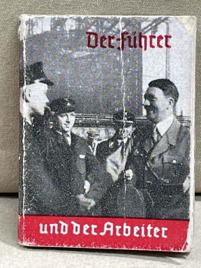 Original Nazi Era German WHW Donation Booklet, HITLER!