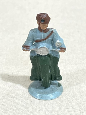 Original WWII German WHW Donation Figure, NSKK Motorcyclist