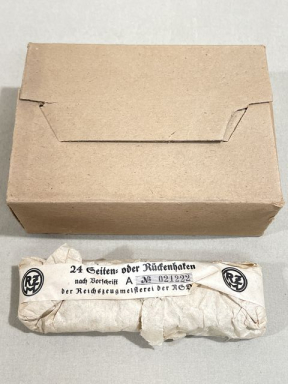 Original Nazi Ear German Pack of RZM Marked Belt Ramps w/Original Box