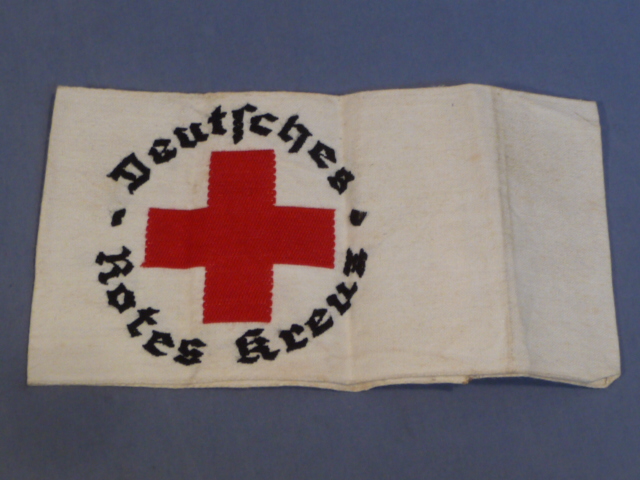 Original WWII German Deutscher Rotes Kreuz (German Red Cross) Arm Band