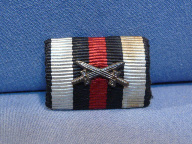 Original Pre-WWII German Combatant's 1914-18 Cross of Honor Ribbon Bar, UNISSUED