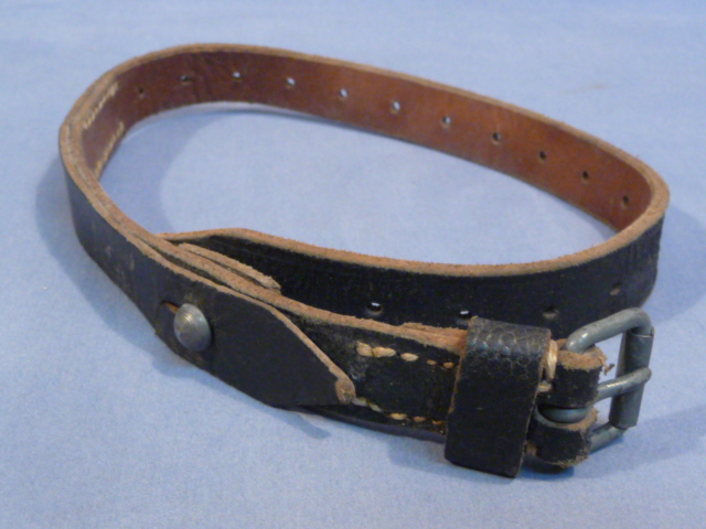 Original WWII German Greatcoat (Tornister) Strap, Maker Marked & 1942 Dated